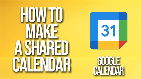 Create A Shared Calendar Google